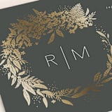 "Gather" - Wedding Invitations in Ebony by Leah Bisch - Close-Up