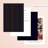 "Modern Deco" - Wedding Invitations in Midnight by Hooray Creative - Back of Card