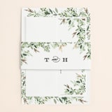 "Trailing Vine" - Wedding Invitations in Greenery by Jennifer Postorino - Assembled