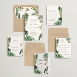 "Our Paradise" - Wedding Invitations in Tropical by Elly - Invitation Suite