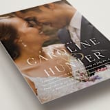 "Entwine" - Wedding Invitations in Pearl by Jennifer Postorino - Detail