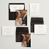 "Entwine" - Wedding Invitations in Pearl by Jennifer Postorino - Invitation Suite