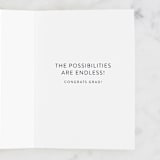 "Going Places" - Single Greeting Cards in Blush by Paper Raven Co. - Interior