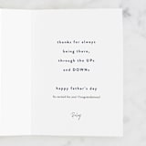 "YoYo" - Single Greeting Cards in Navy by Lori Wemple - Customizable Interior Example