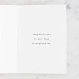 "retro grad" - Single Greeting Cards in Butter by Summer Winkelman - Interior