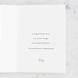"retro grad" - Single Greeting Cards in Butter by Summer Winkelman - Customizable Interior Example