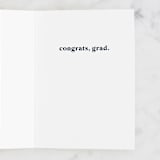 "Hey nice hat" - Single Greeting Cards in Navy by Lea Delaveris - Interior