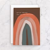 "Looking Ahead" - Single Greeting Cards in Sedona by Creo Study - Front