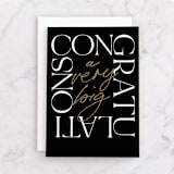 "Turning Congratulations" - Single Greeting Cards in Ink by Owl and Toad - Front