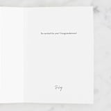 "Turning Congratulations" - Single Greeting Cards in Ink by Owl and Toad - Customizable Interior Example