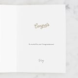"You Did It" - Single Greeting Cards in Slate by Susan Zinader - Customizable Interior Example
