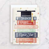 "Congrats, You Did It, Graduate" - Single Greeting Cards in Colorful by Noonday Design - Front