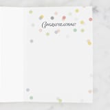 "Congrats, You Did It, Graduate" - Single Greeting Cards in Colorful by Noonday Design - Interior
