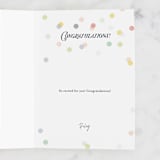 "Congrats, You Did It, Graduate" - Single Greeting Cards in Colorful by Noonday Design - Customizable Interior Example