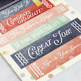 "Congrats, You Did It, Graduate" - Single Greeting Cards in Colorful by Noonday Design - Close-Up