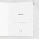 "and you" - Single Greeting Cards in Navy by Hudson meet Rose - Customizable Interior Example