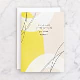 "History Made" - Single Greeting Cards in Sunshine by Annie Clark - Front