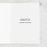 "Instructions for the Grad" - Single Greeting Cards in Cream by Charter Oaks Creative - Interior