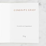 "This is Huge" - Single Greeting Cards in Peach by Vivian Yiwing - Customizable Interior Example