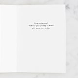 "Mountaintop" - Single Greeting Cards in Snow by Alethea and Ruth - Interior