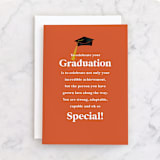 "Celebrating You" - Single Greeting Cards in Ochre by Ashlee Townsend - Front