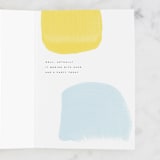 "It Begins" - Single Greeting Cards in Sky Blue by Kristie Kern - Interior