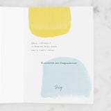 "It Begins" - Single Greeting Cards in Sky Blue by Kristie Kern - Customizable Interior Example