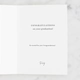 "Exclamation Point" - Single Greeting Cards in Sunray by Alexandra Cohn - Customizable Interior Example