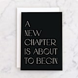 "Chapter one" - Single Greeting Cards in Ink by Ana de Sousa - Front