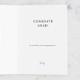 "Virtually" - Single Greeting Cards in Cream by Baumbirdy - Customizable Interior Example