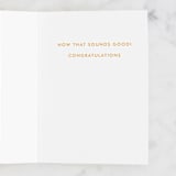 "Hello Graduate" - Single Greeting Cards in Ochre by Alicia Schultz - Interior