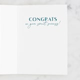 "One Smart Cookie" - Single Greeting Cards in Sky Blue by Kacey Kendrick Wagner - Interior