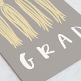 "glitter tassels" - Single Greeting Cards in Slate by Angela Garrick - Close-Up
