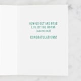 "World is Your Oyster" - Single Greeting Cards in Ocean by Violet and Mae - Interior