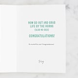 "World is Your Oyster" - Single Greeting Cards in Ocean by Violet and Mae - Customizable Interior Example