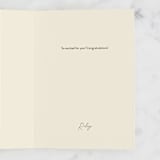 "Grad's Studies" - Single Greeting Cards in Mist by Becky Nimoy - Customizable Interior Example