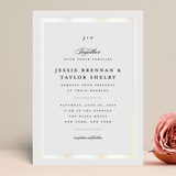 "Lasting love" - Gloss-Press® Wedding Invitations in Moonstone by Stacey Meacham - Front