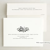 "Beloved" - Gloss-Press® Wedding Invitations in Snow by Design Lotus - FREE Recipient Addressing