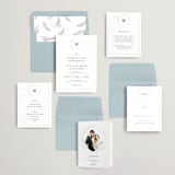 "Little Wreath" - Gloss-Press® Wedding Invitations in Pearl by Phrosné Barwood - Invitation Suite