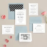 "Gilded Frame" - Gloss-Press® Wedding Invitations in Snow by Stacey Meacham - Invitation Suite