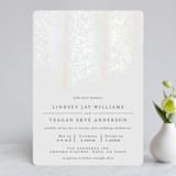 "Sketched Bouquet" - Gloss-Press® Wedding Invitations in Ivory by Phrosné Barwood - Front
