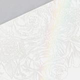"Sketched Bouquet" - Gloss-Press® Wedding Invitations in Ivory by Phrosné Barwood - Close-Up