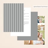 "Refined style" - Gloss-Press® Wedding Invitations in Pearl by Stacey Meacham - Back of Card