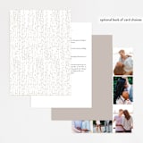 "Starry Sky" - Gloss-Press® Wedding Invitations in Iridescent by Phrosné Barwood - Back of Card
