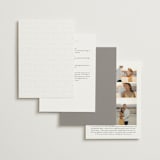 "Idyllic" - Gloss-Press® Wedding Invitations in The Pearl by Design Lotus - Back of Card Options