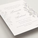 "Idyllic" - Gloss-Press® Wedding Invitations in The Pearl by Design Lotus - Detail