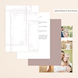 "Dazzling" - Gloss-Press® Wedding Invitations in Opal by Phrosné Barwood - Back of Card