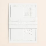 "Dazzling" - Gloss-Press® Wedding Invitations in Opal by Phrosné Barwood - Assembled