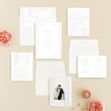 "Dazzling" - Gloss-Press® Wedding Invitations in Opal by Phrosné Barwood - Invitation Suite