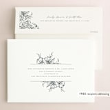 "Beautiful Bouquet" - Gloss-Press® Wedding Invitations in Cathedral by Jennifer Postorino - FREE Recipient Addressing